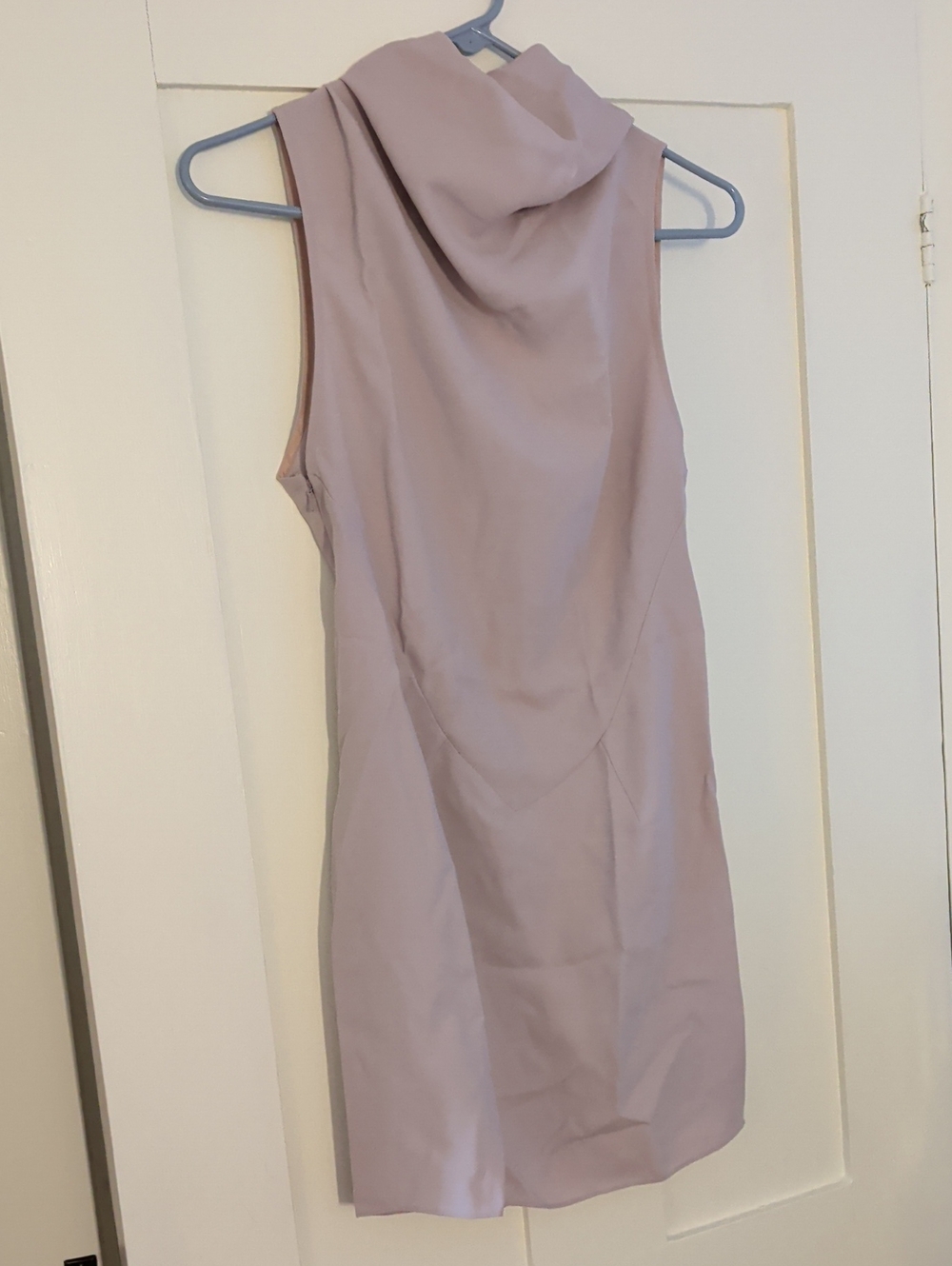 NWT AQ/AQ "Emma" Structural Mini Dress in Pale Purple